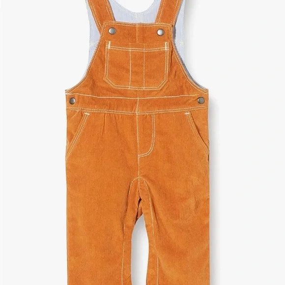 Hatley Orange Kids Overalls - Picture 4 of 9